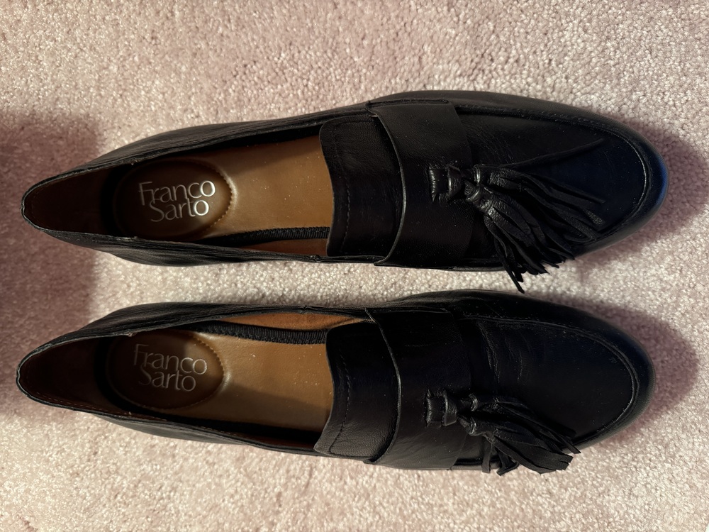 Black Loafers Size 10